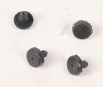 Topfträgerpuffer-Set für Ofen Bertazzoni 910588 Stützfüße Kochfeld