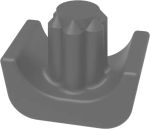 Gummifuß für Ofen BSH-Gruppe 00616462 Standfuß