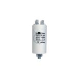 Kondensator 7,5µF 450V universal mit Steckfahnen und Befestigungsschraube CBB60