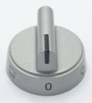 Knopf für Amica Ofen 9070458 Silber Drehknopf