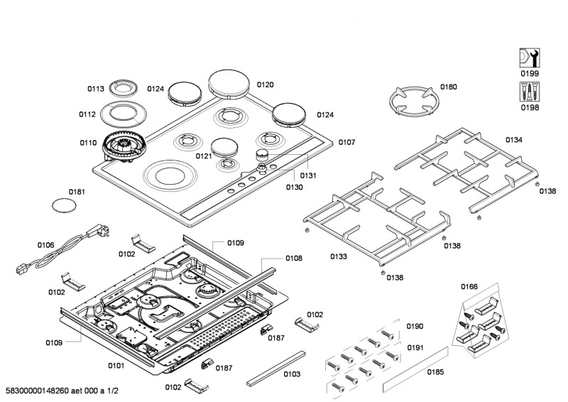 Ersatzteile_ENC.EC845SC90N_4G_2B1W_28BANDERA_29_SE76F_IH5_EC845SC90N_2F01_Bild_1