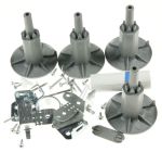 Montagekit Möbeltür für Geschirrspüler Beko 1784430053 Türbefestigung