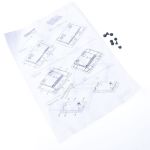 Induktionsmulden-Anbausatz für Whirlpool/Indesit Ofen 480121100112 Kochfeld-Montage