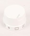 Knopf für Ofen Electrolux AEG 140144571043 Funktion weiß 9+0