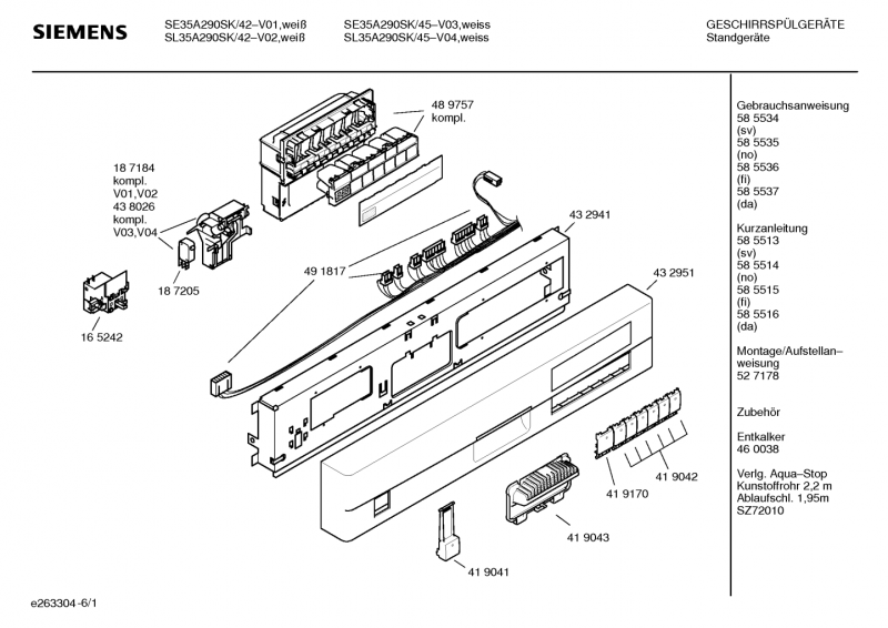 Ersatzteile_SL35A290SK_2F42_Bild_1
