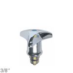 Knebel 3/8" mit Innenoberteil Kaltwasser blau