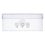 Gefrierschubladenblende oben mitte beko 4634610100 445x190mm für KühlGefrierKombination