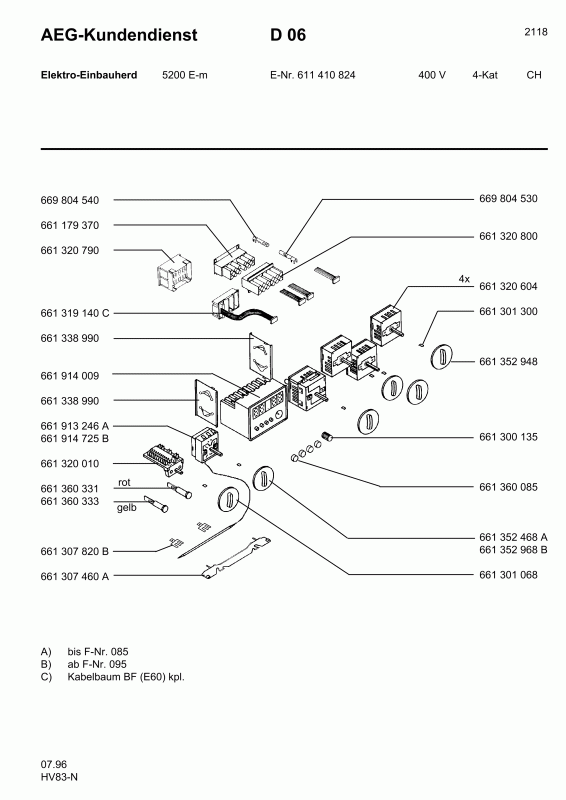 Ersatzteile_Competence_5200_E_M_CH_61141082400_Bild_1