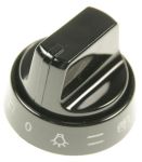 Herd-Drehknopf Whirlpool 488000521615 schwarz