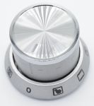 Kochfeldknopf weiß für Ofen Beko C00914568 Drehknopf