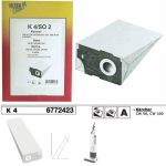 K4-Beutel für Staubsauger Filterclean 000286N 5 Stück