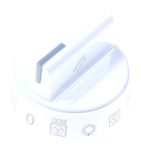 Knebel für Ofen Amica 9071310 weiß Code2V2