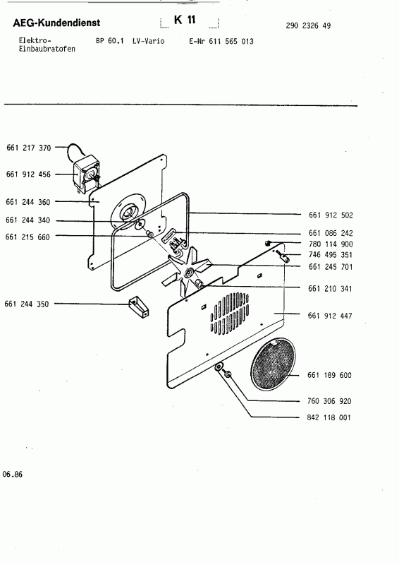 Ersatzteile_Competence_BP_601_LV_Vario_61156501300_Bild_1