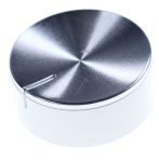 Whirlpool Geschirrspüler Knopf Timer Weiß/Chrom 488000635145 Bedienelement