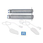 Türscharnierfeder Set wie Siemens 00754873 für Geschirrspüler 10107367