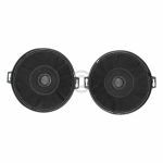 Kohlefilter Set Type210 Smeg FLT2 690073333 210mmØ für Dunstabzugshaube 2Stk