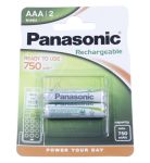 Panasonic DECT AAA Akkus 750mAh 2er Pack Ofen