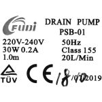 Ablaufpumpenmotor Bosch 00797046 FUDI für Zelmer Geschirrspüler