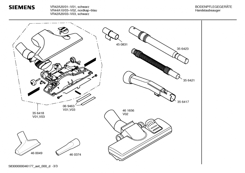Ersatzteile_Converto_Clever_26Clean_1400W_VR44A10_2F03_Bild_3